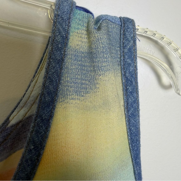 VINTAGE Nino Wong California Sheath Maxi Dress Nautical Art to Wear | Sz M - Picture 4 of 9